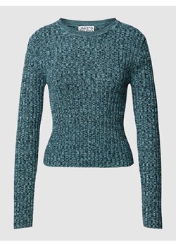 Sweter z dzianiny z drobnym prążkowaniem ze sklepu Peek&Cloppenburg  w kategorii Swetry damskie - zdjęcie 168302608