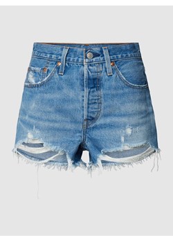 Szorty jeansowe z efektem znoszenia model ‘501 ORIGINAL’ ze sklepu Peek&Cloppenburg  w kategorii Szorty - zdjęcie 168302649