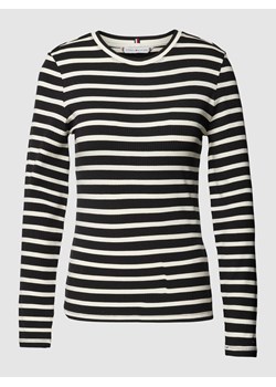Bluzka z długim rękawem z wzorem w paski ze sklepu Peek&Cloppenburg  w kategorii Bluzki damskie - zdjęcie 168302958