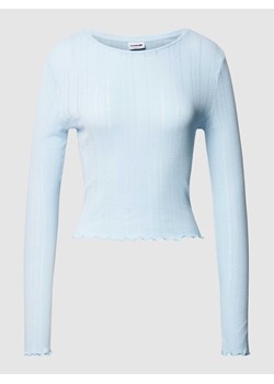 Bluzka z długim rękawem i falistym wykończeniem model ‘JUDY’ ze sklepu Peek&Cloppenburg  w kategorii Bluzki damskie - zdjęcie 168302986