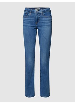 Jeansy z naszywką z logo model ‘314™ SHAPING STRAIGHT’ ze sklepu Peek&Cloppenburg  w kategorii Jeansy damskie - zdjęcie 168303219
