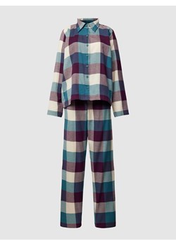 Piżama ze wzorem w kratkę vichy ze sklepu Peek&Cloppenburg  w kategorii Piżamy damskie - zdjęcie 168303516