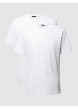T-shirt z bawełny w zestawie 2 szt. ze sklepu Peek&Cloppenburg  w kategorii Podkoszulki męskie - zdjęcie 168303565