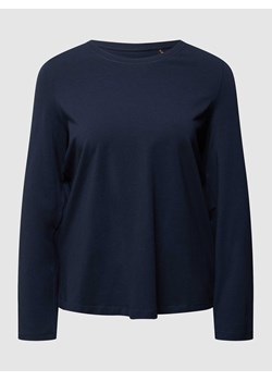 Bluzka z długim rękawem z nadrukiem z logo ze sklepu Peek&Cloppenburg  w kategorii Bluzki damskie - zdjęcie 168303607