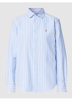 Bluzka koszulowa z wyhaftowanym logo model ‘Kendal’ ze sklepu Peek&Cloppenburg  w kategorii Koszule damskie - zdjęcie 168303707
