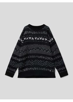 Sweter z dzianiny z okrągłym dekoltem model ‘ELCHO’ ze sklepu Peek&Cloppenburg  w kategorii Swetry chłopięce - zdjęcie 168303758