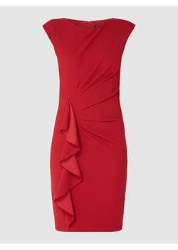 Sukienka koktajlowa z krepy z drapowaniem ze sklepu Peek&Cloppenburg  w kategorii Sukienki - zdjęcie 168303759