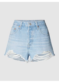 Szorty jeansowe o luźnym kroju z przetarciami ze sklepu Peek&Cloppenburg  w kategorii Szorty - zdjęcie 168304476