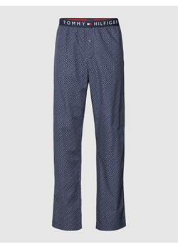 Spodnie od piżamy z wzorem na całej powierzchni ze sklepu Peek&Cloppenburg  w kategorii Spodnie męskie - zdjęcie 168304578