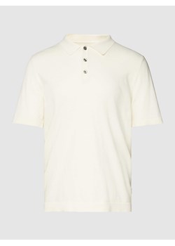 Koszulka polo z dodatkiem wiskozy i kołnierzykiem polo model ‘EMIL’ ze sklepu Peek&Cloppenburg  w kategorii T-shirty męskie - zdjęcie 168304589