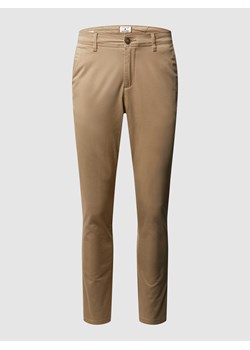 Chinosy o kroju slim fit z dodatkiem streczu ze sklepu Peek&Cloppenburg  w kategorii Spodnie męskie - zdjęcie 168304629