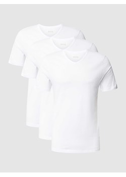 T-shirt z dekoltem w serek w zestawie 3 szt. model ‘Classic’ ze sklepu Peek&Cloppenburg  w kategorii T-shirty męskie - zdjęcie 168304639