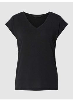 T-shirt z dekoltem w serek model ‘FILLI’ ze sklepu Peek&Cloppenburg  w kategorii Bluzki damskie - zdjęcie 168304699