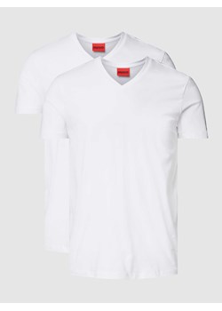 T-shirt z nadrukiem z logo w zestawie 2 szt. model ‘HUGO-V’ ze sklepu Peek&Cloppenburg  w kategorii T-shirty męskie - zdjęcie 168304815