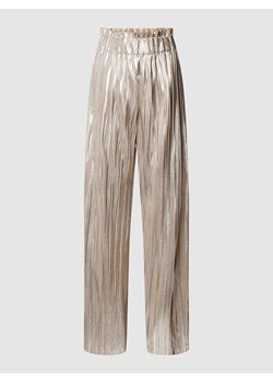 Spodnie z plisami ze sklepu Peek&Cloppenburg  w kategorii Spodnie damskie - zdjęcie 168305126