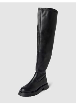 Kozaki za kolano z imitacji skóry ze sklepu Peek&Cloppenburg  w kategorii Kozaki damskie - zdjęcie 168305317