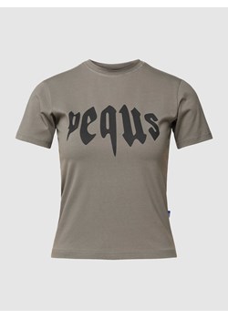 T-shirt z nadrukiem z logo ze sklepu Peek&Cloppenburg  w kategorii Bluzki damskie - zdjęcie 168306228