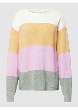 Sweter z dzianiny we wzory na całej powierzchni ze sklepu Peek&Cloppenburg  w kategorii Swetry damskie - zdjęcie 168306539