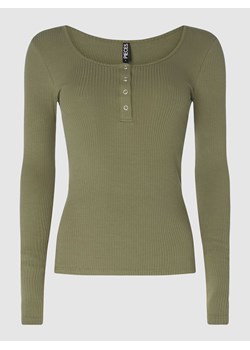 Koszulka serafino z dodatkiem streczu model ‘Kitte’ ze sklepu Peek&Cloppenburg  w kategorii Bluzki damskie - zdjęcie 168306666