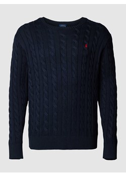 Sweter z dzianiny PLUS SIZE ze ściegiem warkoczowym ze sklepu Peek&Cloppenburg  w kategorii Swetry męskie - zdjęcie 168307038