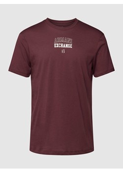 T-shirt z okrągłym dekoltem i nadrukiem z logo ze sklepu Peek&Cloppenburg  w kategorii T-shirty męskie - zdjęcie 168307106