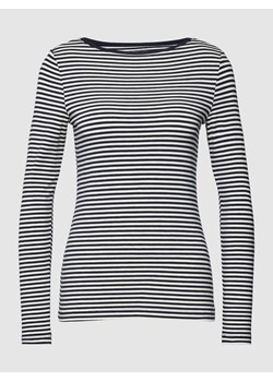 Bluzka z długim rękawem,wzorem w paski i dekoltem w łódkę ze sklepu Peek&Cloppenburg  w kategorii Bluzki damskie - zdjęcie 168307458