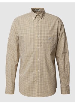Koszula casualowa o kroju regular fit z wyhaftowanym logo model ‘POPLIN’ ze sklepu Peek&Cloppenburg  w kategorii Koszule męskie - zdjęcie 168308407