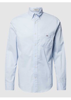 Koszula casualowa o kroju regular fit z kieszenią na piersi model ‘POPLIN’ ze sklepu Peek&Cloppenburg  w kategorii Koszule męskie - zdjęcie 168308689