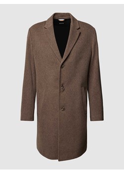 Płaszcz z listwą guzikową model ‘Hyde’ ze sklepu Peek&Cloppenburg  w kategorii Płaszcze męskie - zdjęcie 168308966