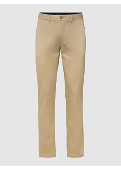 Spodnie z detalami z logo model ‘Denton’ ze sklepu Peek&Cloppenburg  w kategorii Spodnie męskie - zdjęcie 168309046