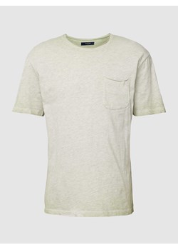 T-shirt z dodatkiem wiskozy i kieszenią na piersi model ‘BLUJACK’ ze sklepu Peek&Cloppenburg  w kategorii T-shirty męskie - zdjęcie 168309136