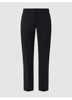 Spodnie materiałowe o kroju slim fit z mieszanki żywej wełny ze sklepu Peek&Cloppenburg  w kategorii Spodnie damskie - zdjęcie 168309567