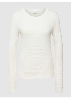 Sweter z dzianiny z fakturowanym wzorem model ‘Vidalo O-Neck’ ze sklepu Peek&Cloppenburg  w kategorii Swetry damskie - zdjęcie 168309568