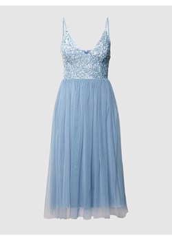 Sukienka koktajlowa z cekinowym obszyciem ze sklepu Peek&Cloppenburg  w kategorii Sukienki - zdjęcie 168309577
