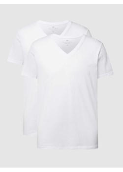 T-shirt z bawełny ekologicznej w zestawie 2 szt. ze sklepu Peek&Cloppenburg  w kategorii Podkoszulki męskie - zdjęcie 168309767