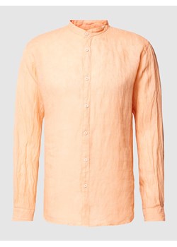 Koszula casualowa z lnu ze stójką ze sklepu Peek&Cloppenburg  w kategorii Koszule męskie - zdjęcie 168309935