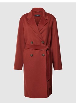 Płaszcz z wiązanym paskiem model ‘FLIRT’ ze sklepu Peek&Cloppenburg  w kategorii Płaszcze damskie - zdjęcie 168310208