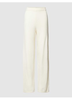 Spodnie materiałowe z rozkloszowaną nogawką model ‘PLUSH LOUNGE’ ze sklepu Peek&Cloppenburg  w kategorii Spodnie damskie - zdjęcie 168310218