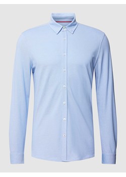 Koszula casualowa o kroju regular fit z fakturowanym wzorem ze sklepu Peek&Cloppenburg  w kategorii Koszule męskie - zdjęcie 168310879