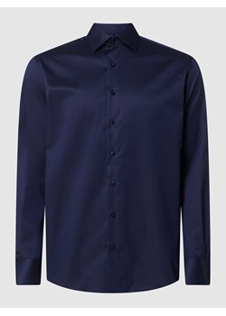 Koszula biznesowa o kroju modern fit z diagonalu — nieprzejrzysta ze sklepu Peek&Cloppenburg  w kategorii Koszule męskie - zdjęcie 168311308