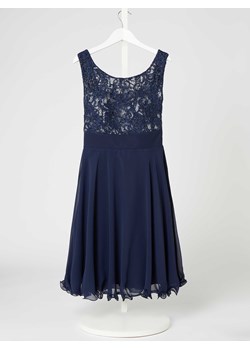 Sukienka z koronki i szyfonu z efektem błyszczącym ze sklepu Peek&Cloppenburg  w kategorii Sukienki dziewczęce - zdjęcie 168311678