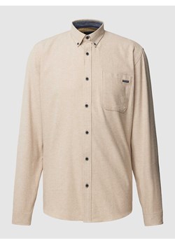Koszula casualowa z detalem z logo ze sklepu Peek&Cloppenburg  w kategorii Koszule męskie - zdjęcie 168311878