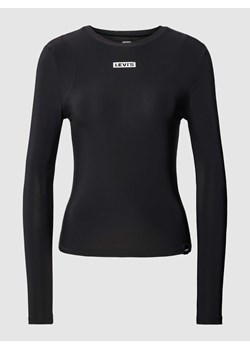 Bluzka z długim rękawem i nadrukiem z logo model ‘TARAH’ ze sklepu Peek&Cloppenburg  w kategorii Bluzki damskie - zdjęcie 168312076
