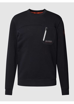 Bluza z nadrukiem z logo model ‘HURON’ ze sklepu Peek&Cloppenburg  w kategorii Bluzy męskie - zdjęcie 168312975