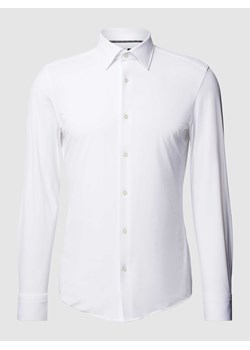 Koszula biznesowa o kroju slim fit z kołnierzykiem typu kent model ‘Hank’ ze sklepu Peek&Cloppenburg  w kategorii Koszule męskie - zdjęcie 168313128