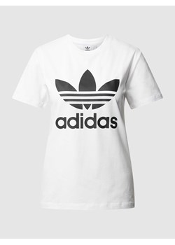 T-shirt z nadrukiem z logo ze sklepu Peek&Cloppenburg  w kategorii Bluzki damskie - zdjęcie 168313288
