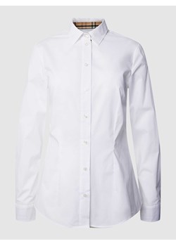 Bluzka koszulowa z wykładanym kołnierzem model ‘Poplin’ ze sklepu Peek&Cloppenburg  w kategorii Koszule damskie - zdjęcie 168313865