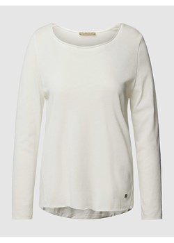 Bluzka z długim rękawem i aplikacją z logo ze sklepu Peek&Cloppenburg  w kategorii Bluzki damskie - zdjęcie 168314089