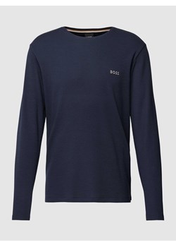Bluzka z długim rękawem i wyhaftowanym logo ze sklepu Peek&Cloppenburg  w kategorii T-shirty męskie - zdjęcie 168314747