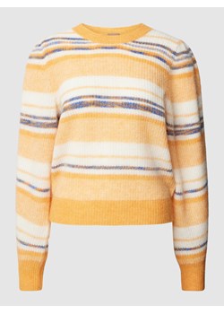 Sweter z dzianiny ze wzorem w paski model ‘Faoki’ ze sklepu Peek&Cloppenburg  w kategorii Swetry damskie - zdjęcie 168314959